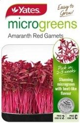 Microgreens Amaranth Red Garnets Seeds